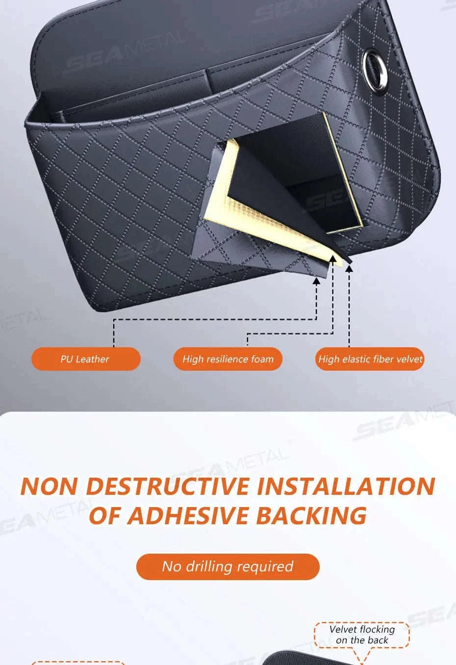 Car Seat Side Storage Bag Organizer-1 pc