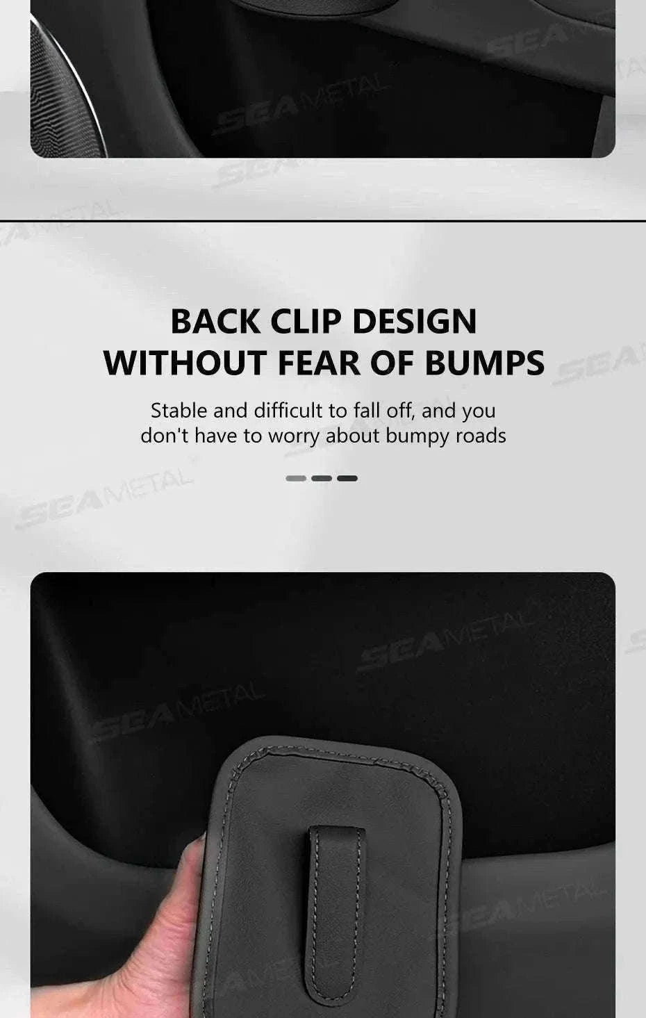 Car Side Door Cup Holder Wear-Resistant Waterproof PU Leather Drink Rack-Wine