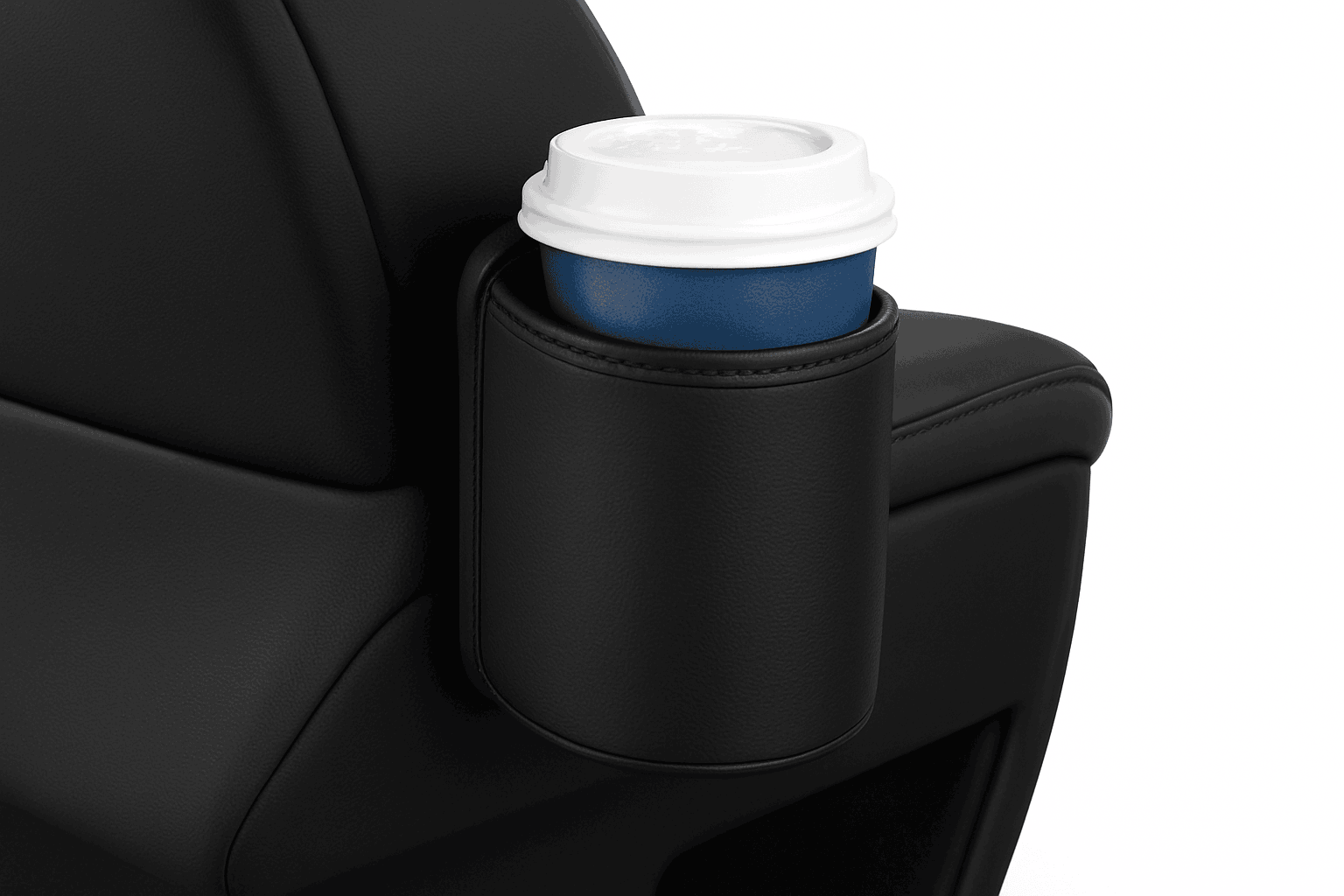 Car Side Door Cup Holder Wear-Resistant Waterproof PU Leather Drink Rack-Wine