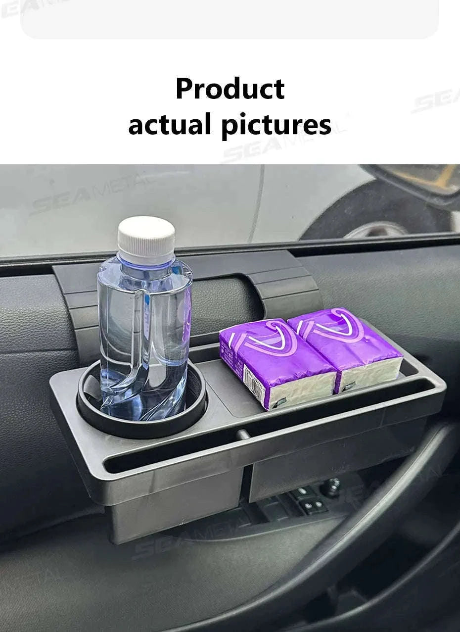 Car Side Door Organizer with Cup and Phone Holder-1pc