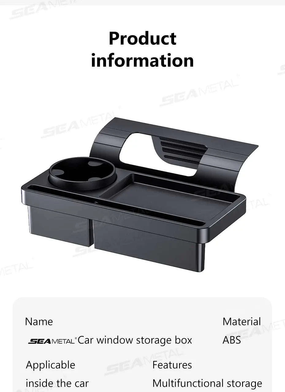 Car Side Door Organizer with Cup and Phone Holder-1pc