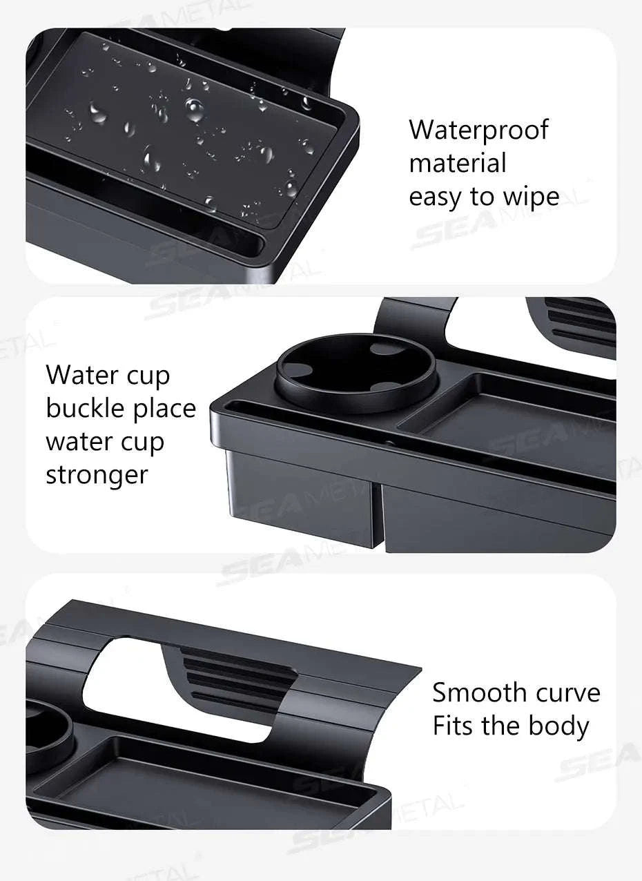Car Side Door Organizer with Cup and Phone Holder-1pc