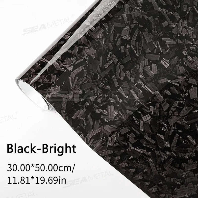 Car Side Mirror Protective Film Anti-Scratch Vinyl Sticker-Black 30x100cm