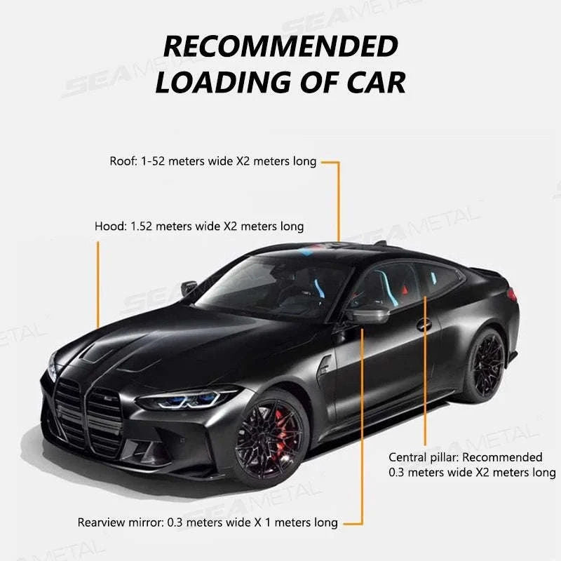 Car Side Mirror Protective Film Anti-Scratch Vinyl Sticker-Black 30x100cm