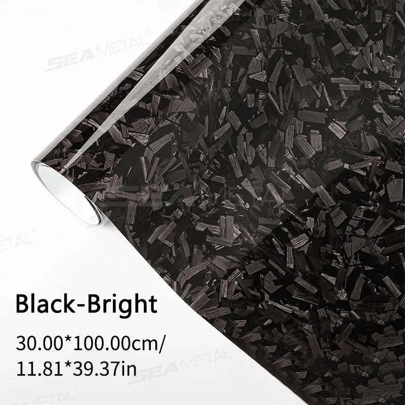Car Side Mirror Protective Film Anti-Scratch Vinyl Sticker-Black 30x100cm