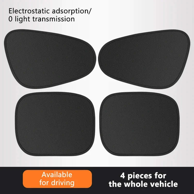 Car Side Window Sun Shade-Front-Rear 4pcs