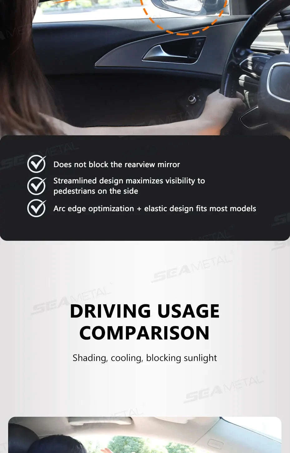 Car Side Window Sun Shade-Front-Rear 4pcs