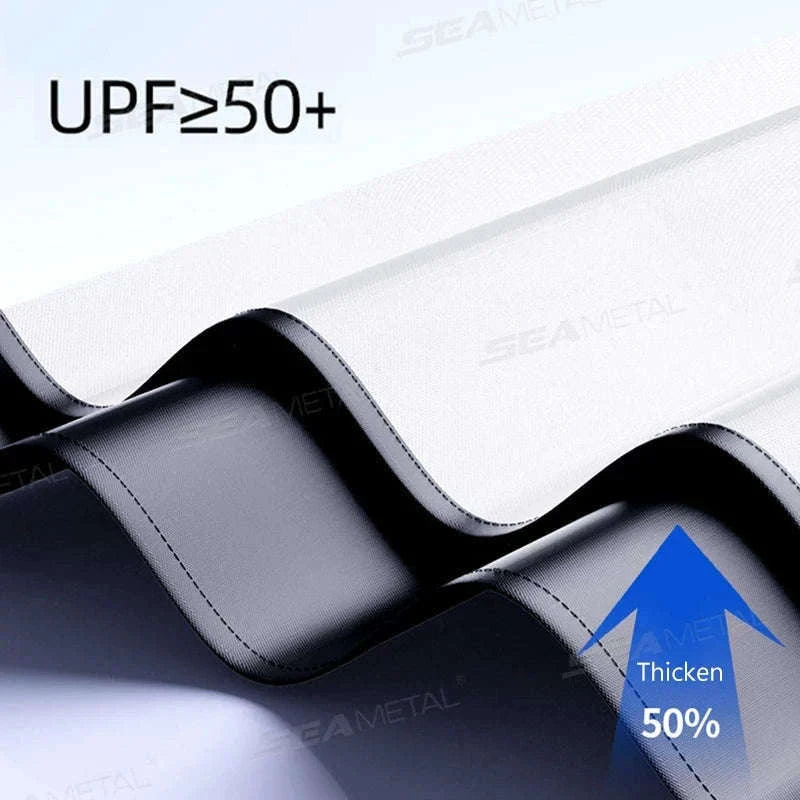 Car Side Window Sun Shade Polyester Sun Protection Cover-Front side window x2