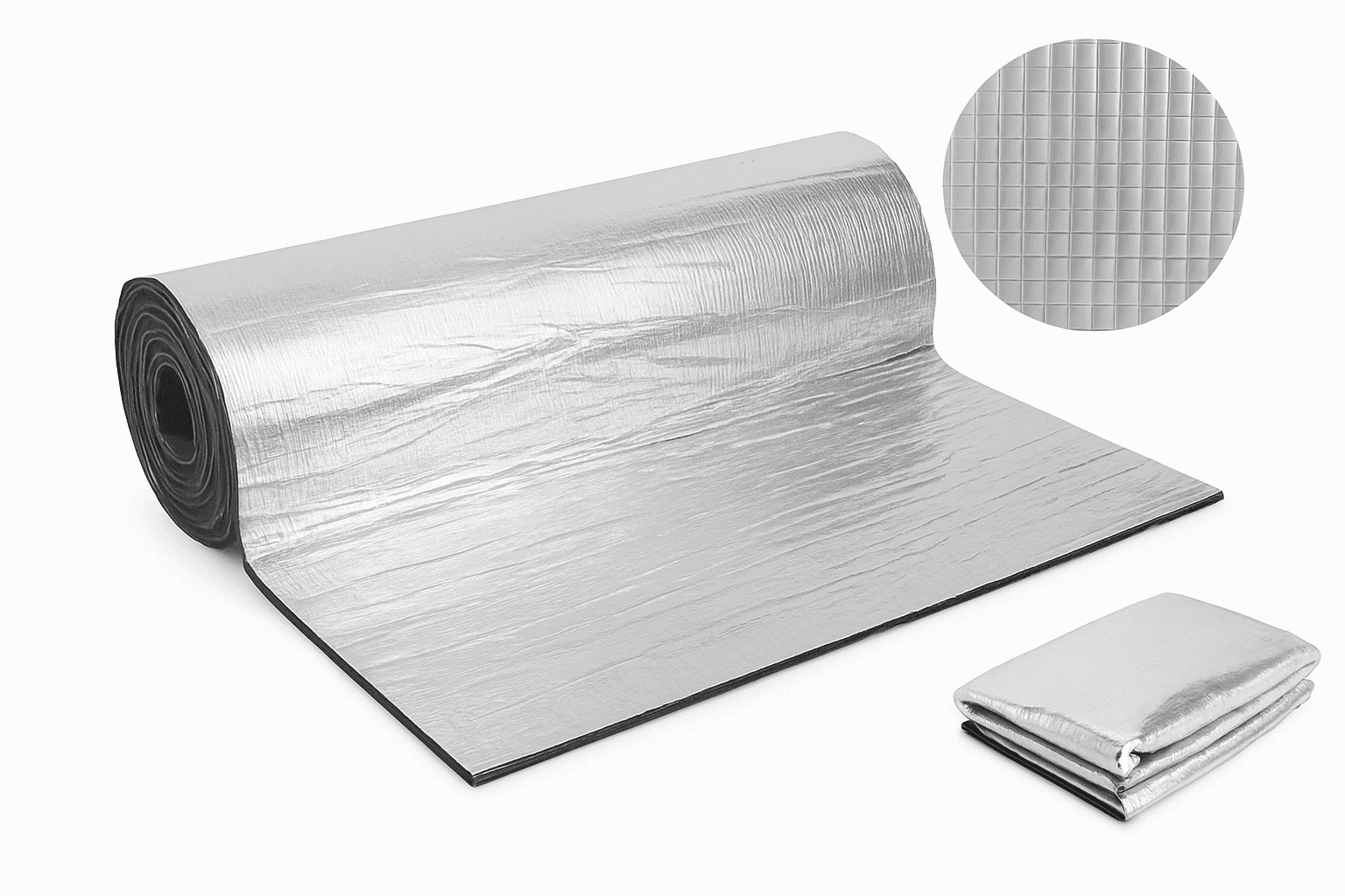 Car Sound Deadener and Thermal Insulation Mat 50x200cm 5/10mm-2000x500x5mm