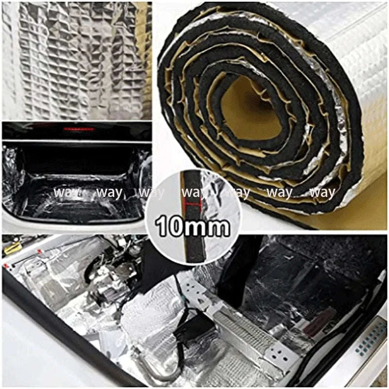 Car Sound Deadener Mat for Hood, Engine, Door-15mmx150cmx50cm