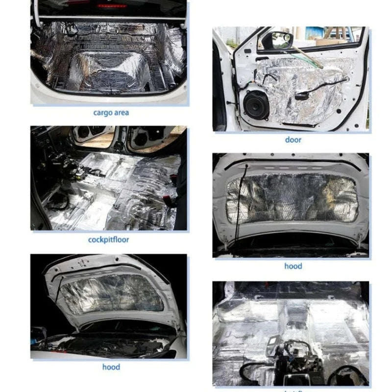 Car Sound Insulation Cotton Self-Adhesive Heat Insulation Mat-2cm