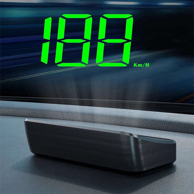 Car Speedometer HUD GPS Windshield Display-Green
