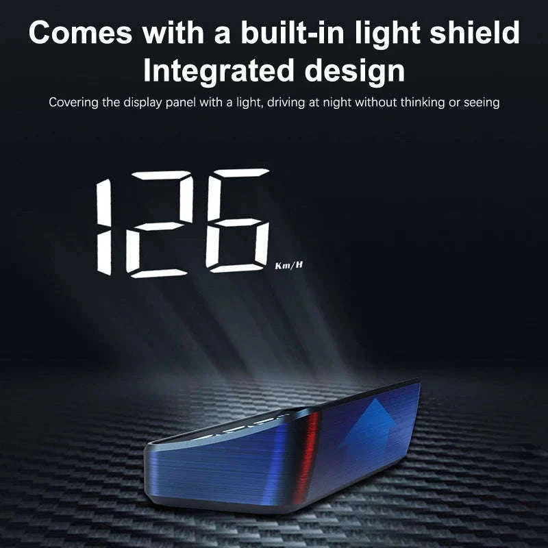 Car Speedometer HUD GPS Windshield Display-Green