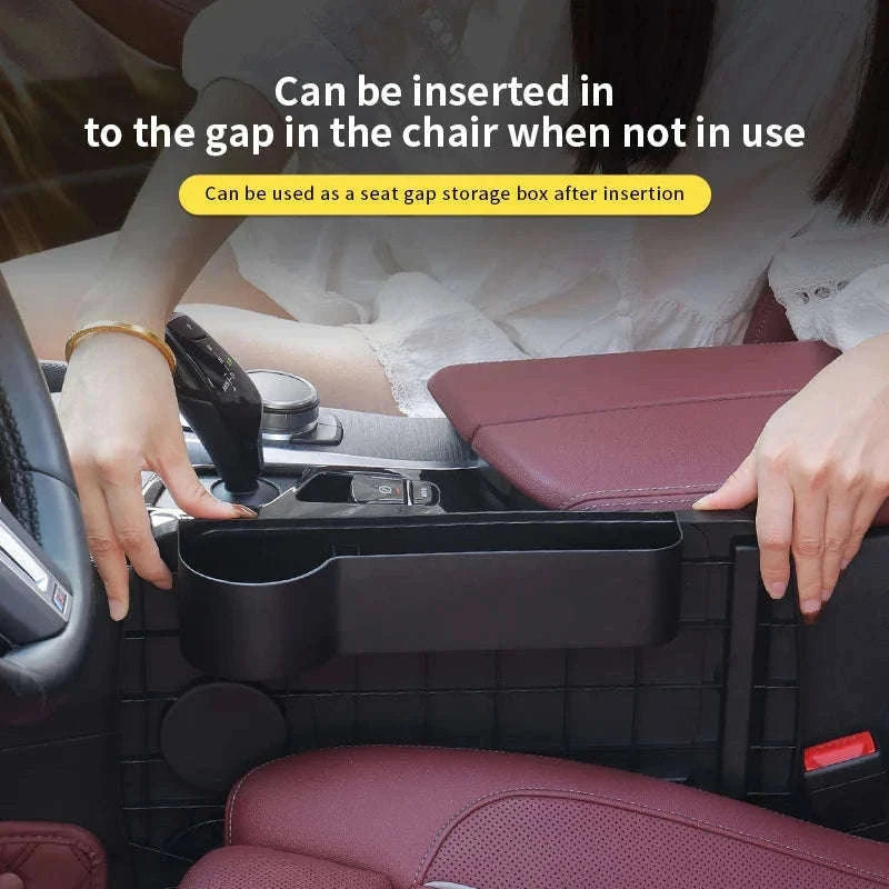 Car Steering Wheel Desk with Cup Holder-Black 1PC