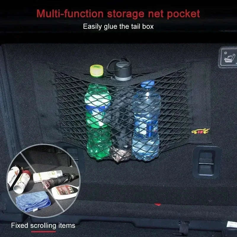 Car Storage Net Pocket for Organized Vehicle Interiors-80 x 25cm