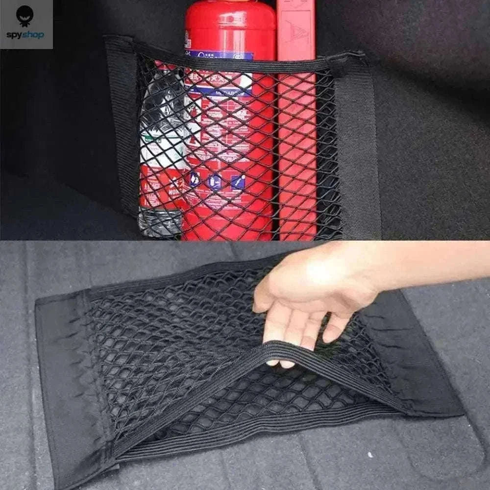 Car Storage Net Pocket Organizer for Tidy Vehicle Interiors-80 x 25cm