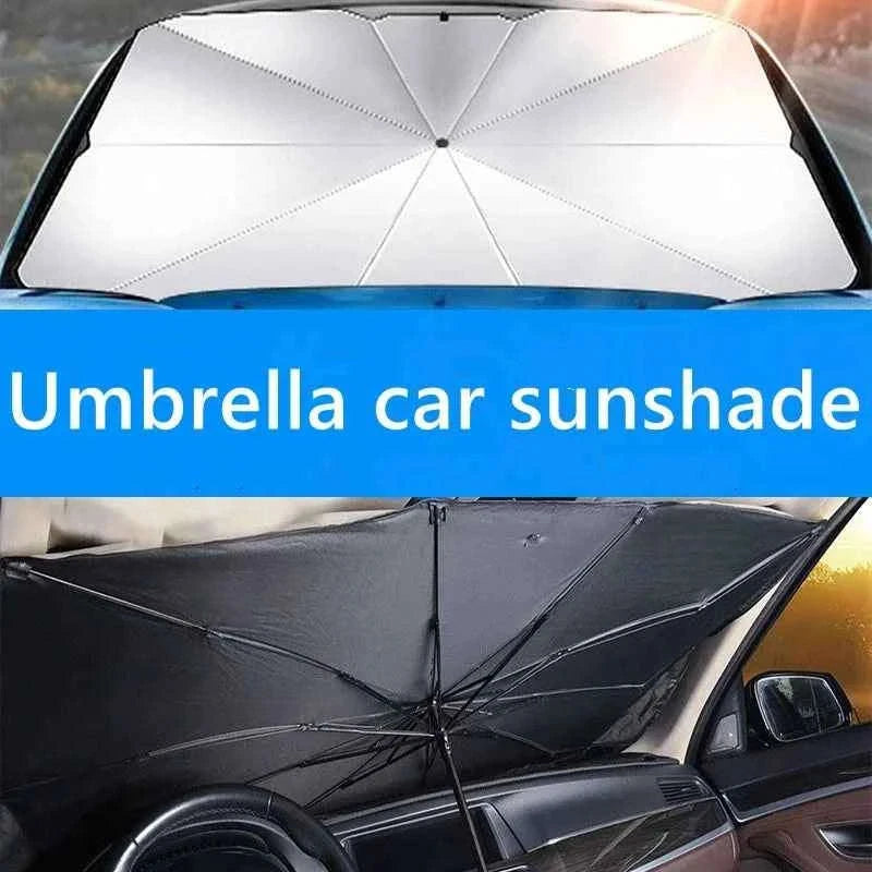 Car Sun Shade Retractable Front Windshield Parasol-large