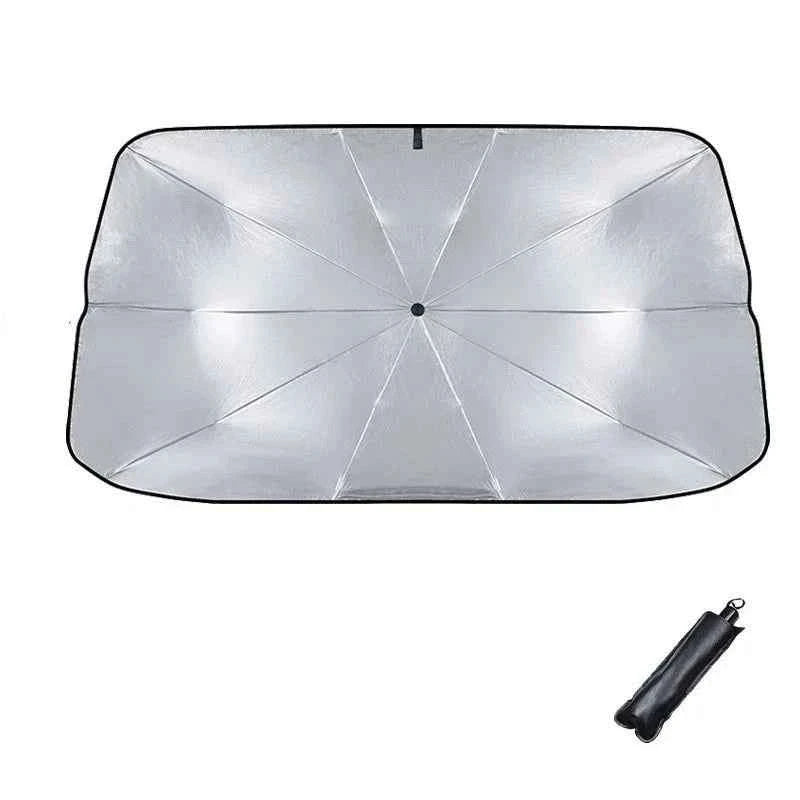 Car Sun Shade Retractable Front Windshield Parasol-large
