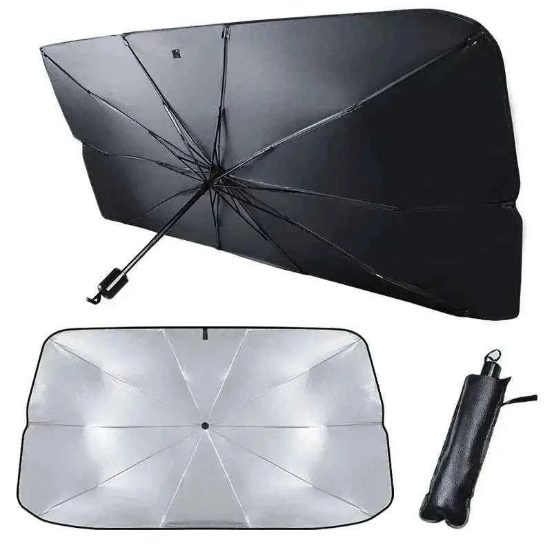 Car Sun Shade Retractable Front Windshield Parasol-large