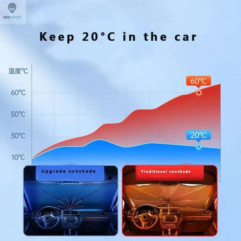 Car Sun Shade Umbrella for Cooler, Protected Interiors-zh23072986-23