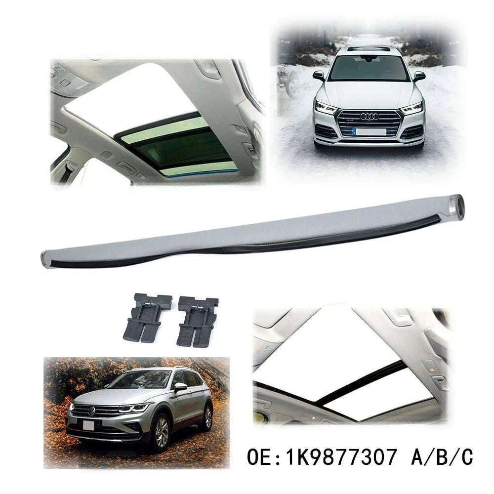 Car Sunroof Sunshade Curtain Replacement for Select Models-Black