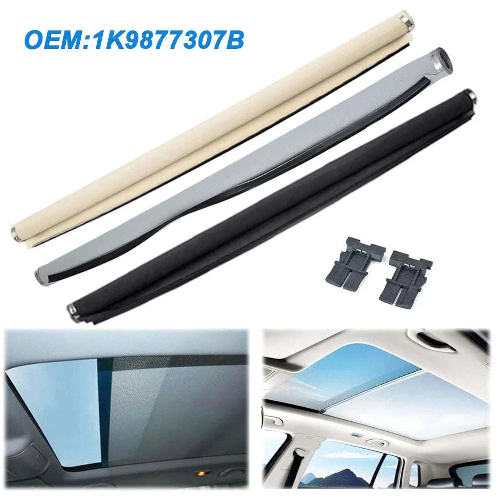Car Sunroof Sunshade Curtain Replacement OE 1K9877307-Black