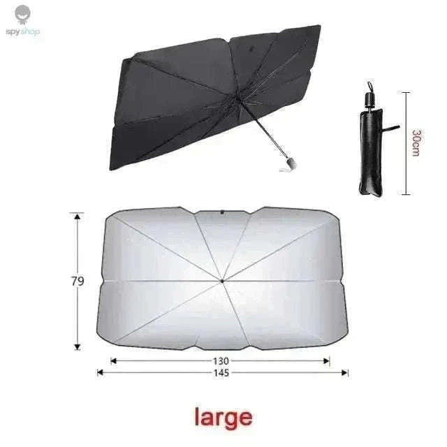 Car Sunshade Umbrella Windshield Heat and UV Protection-1PCS 125 65