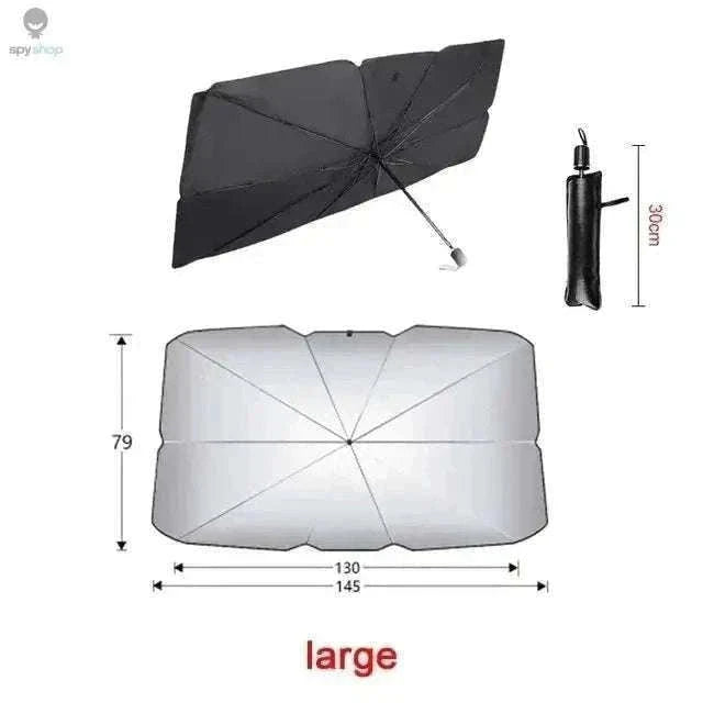 Car Sunshade Umbrella Windshield Heat and UV Protection-1PCS 125 65