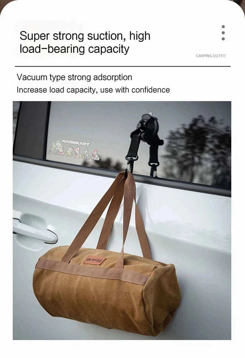 Car Tent Suction Cup Buckle Side Awning Anchors-PC-6