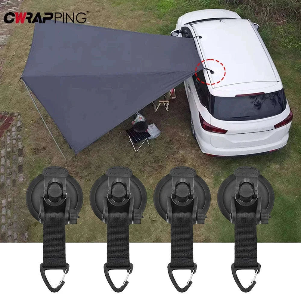 Car Tent Suction Cup Buckle Side Awning Anchors-PC-6