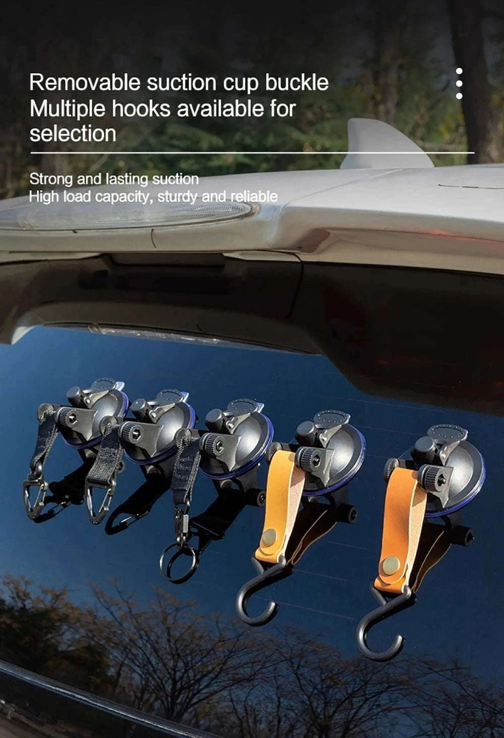 Car Tent Suction Cup Buckle Side Awning Anchors-PC-6