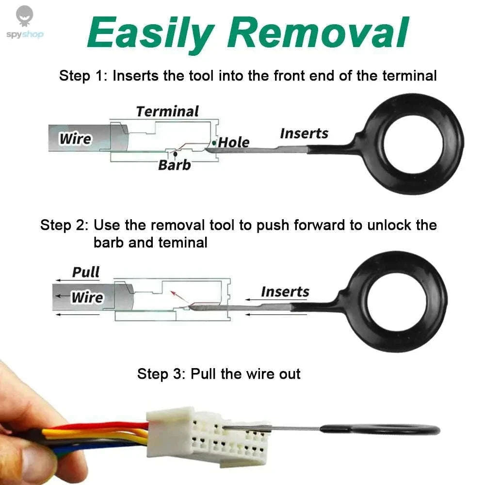 Car Terminal Removal Tool Kit for Clean Connector Repairs-26Pcs