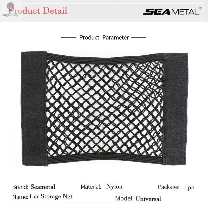 Car Trunk Mesh Organizer – Space-Saving Cargo Storage Net for Any Vehicle-40x25