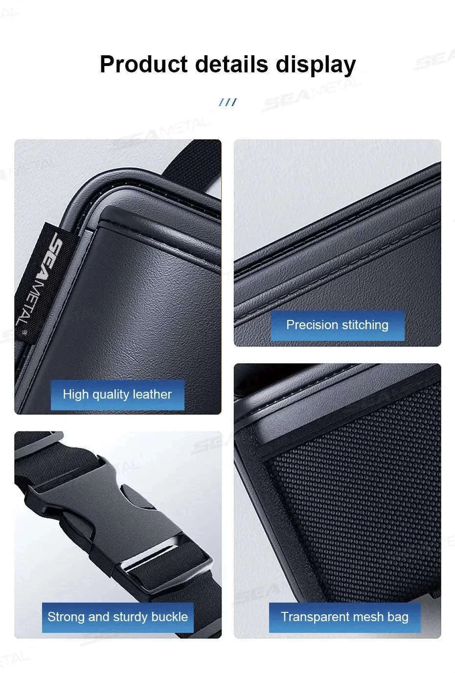Car Trunk Organizer Hanging Seat Back Storage Bag-1 pc