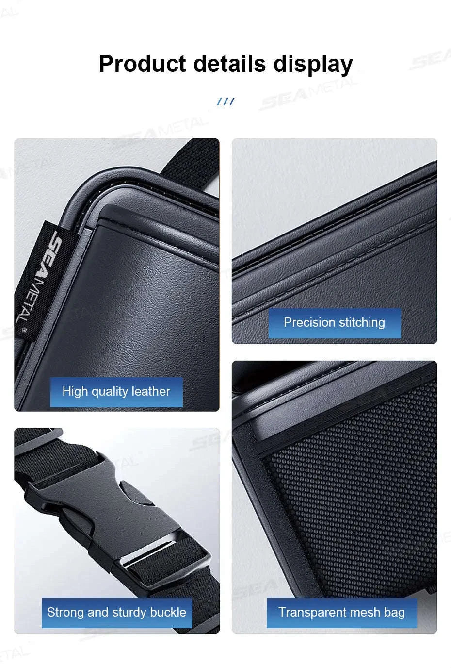 Car Trunk Organizer Hanging Seat Back Storage Bag-1 pc