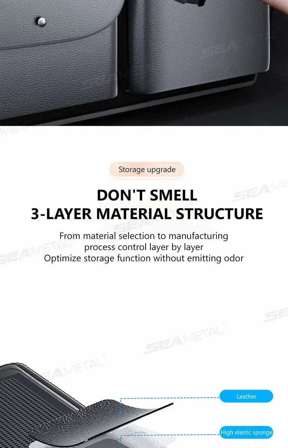 Car Trunk Organizer Multi-Pocket Backseat Hanging Storage Bag Waterproof-1 pc