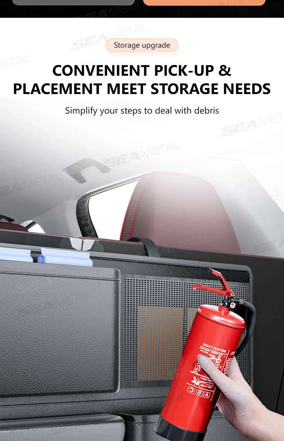 Car Trunk Organizer Multi-Pocket Backseat Hanging Storage Bag Waterproof-1 pc