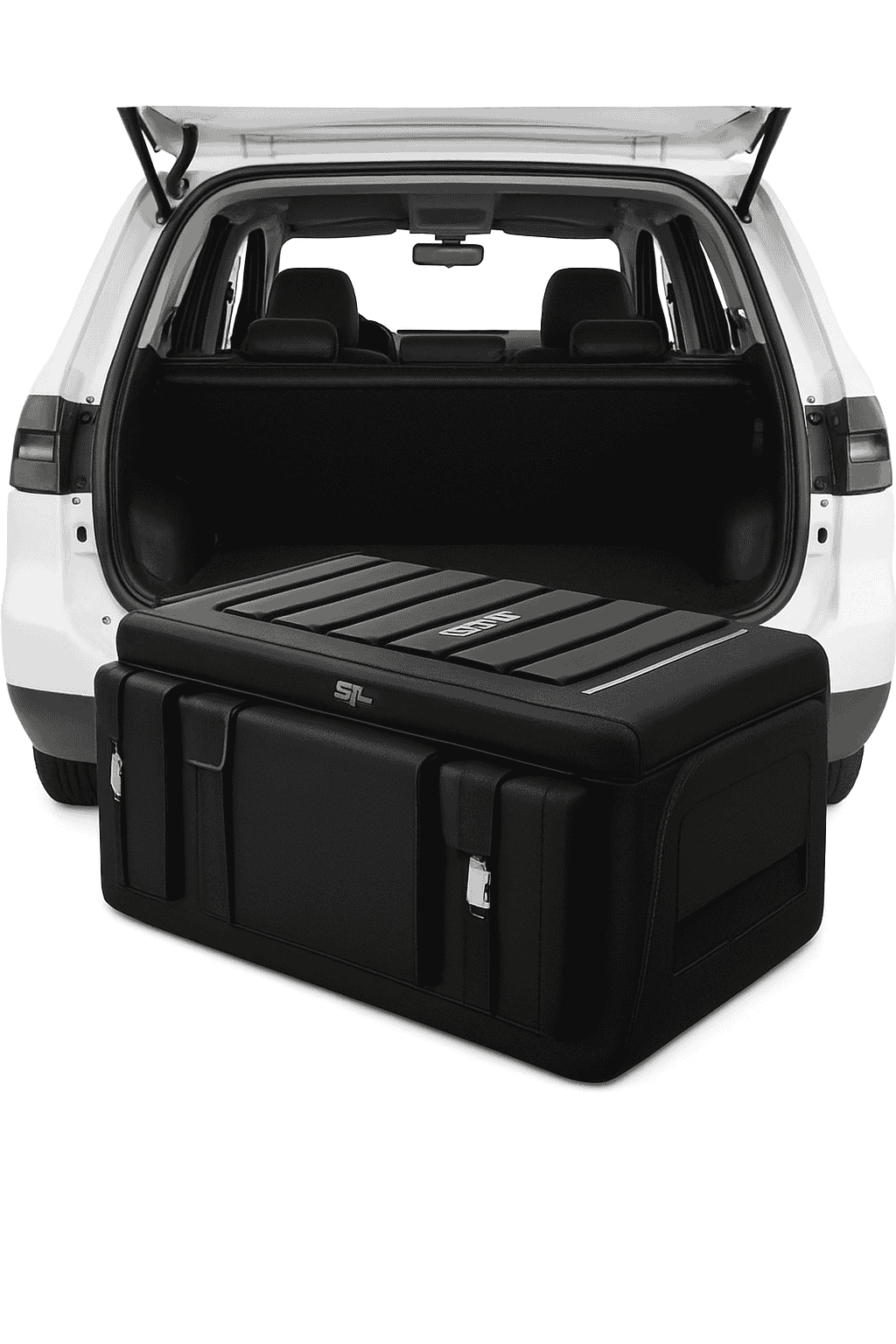 Car Trunk Storage Organizer With Lid, 70L Folding Oxford Cloth Storage Box-70L