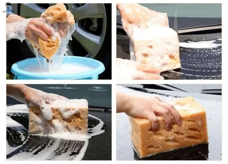 Car Wash Sponge Block – Large Honeycomb Design for Fast, Gentle Cleaning-17 11 9 CM