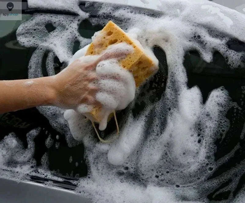 Car Wash Sponge Block with Honeycomb Design for Gentle Cleaning-17 11 9 CM