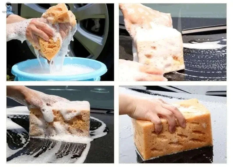 Car Wash Sponge Block with Honeycomb Design for Gentle Cleaning-17 11 9 CM