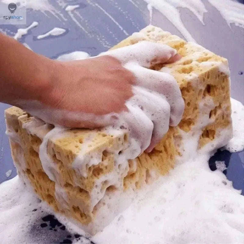 Car Wash Sponge Block with Honeycomb Design for Gentle Cleaning-17 11 9 CM