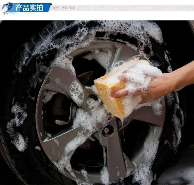 Car Wash Sponge Block with Honeycomb Design for Gentle Cleaning-17 11 9 CM