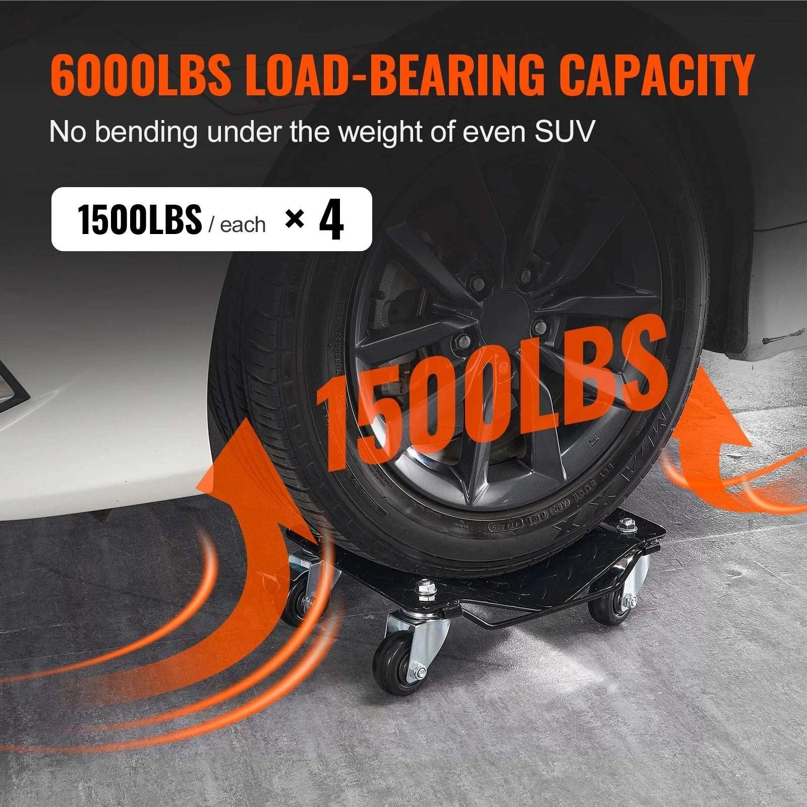 Car Wheel Dollies Set of 4 – 6000 lb Capacity Vehicle Movers-Poland