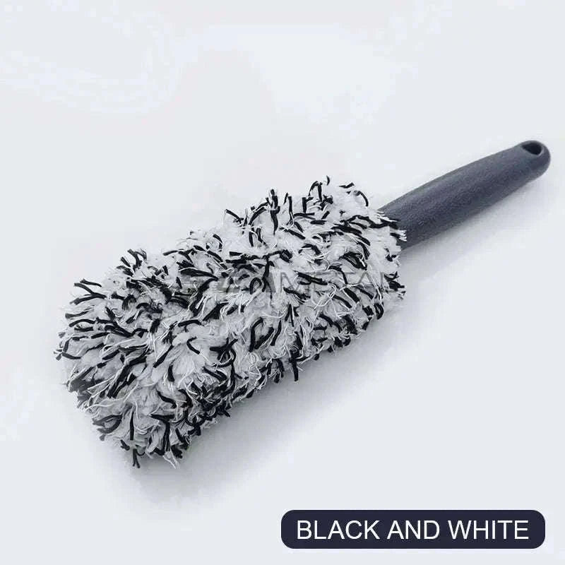 Car Wheel Hub Brush for Deep Cleaning Tight Wheel Spaces-Blue 1pc