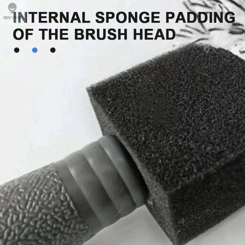 Car Wheel Hub Brush for Deep Cleaning Tight Wheel Spaces-Blue 1pc