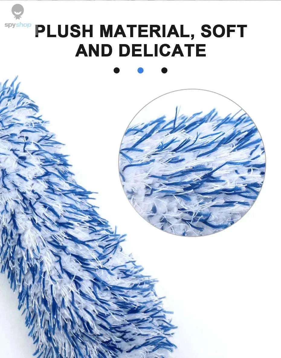 Car Wheel Hub Brush for Deep Cleaning Tight Wheel Spaces-Blue 1pc