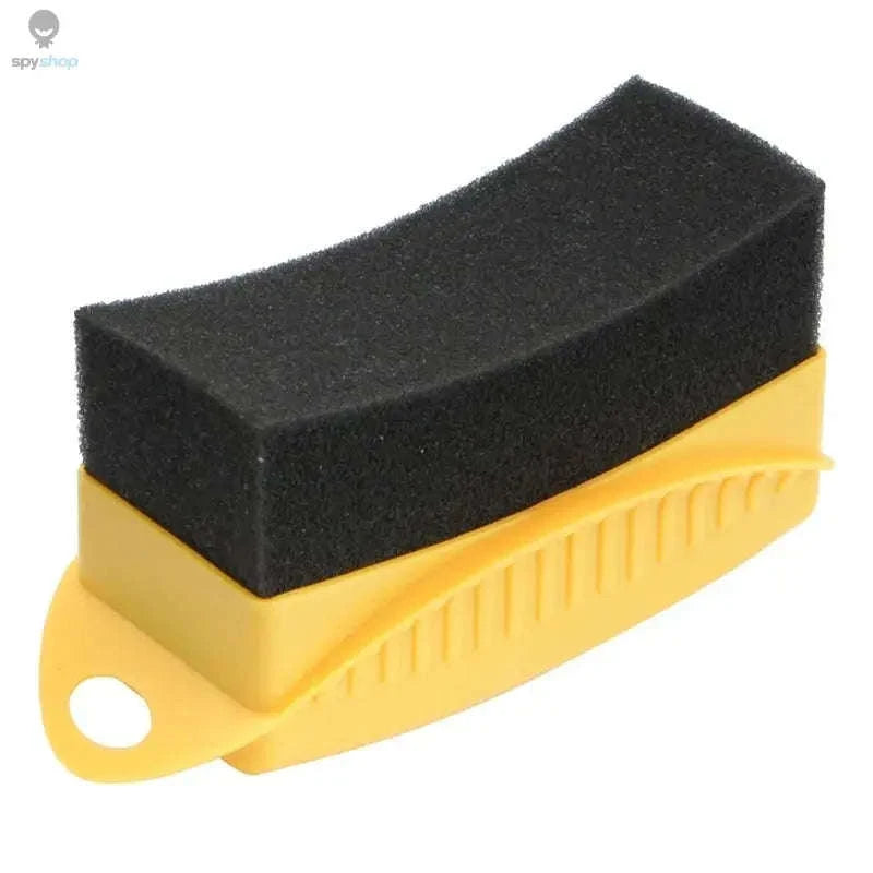 Car Wheel Polishing Sponge Brush-Yellow(without lid)