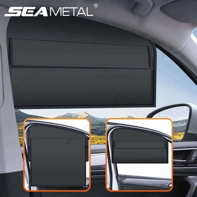 Car Window Sunshade Magnetic Side Window Curtain-Rear-1pc