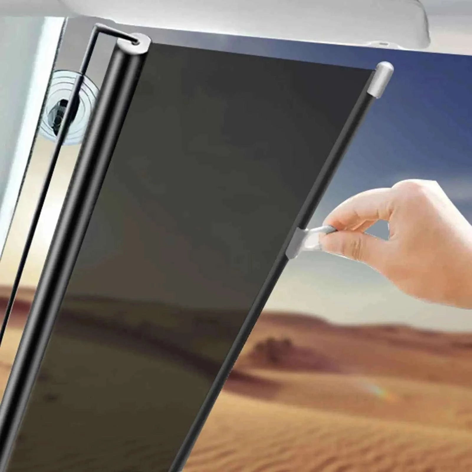Car Windshield Retractable Sun Shade-45x125cm